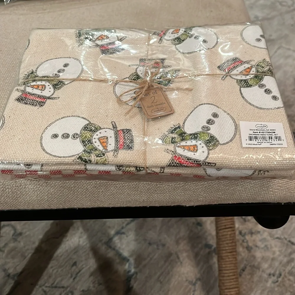 Mud Pie snowman christmas